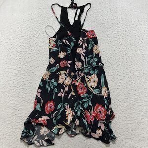 Lovers + Friends Women's XS Sleeveless Colorful Floral Wrap Top
